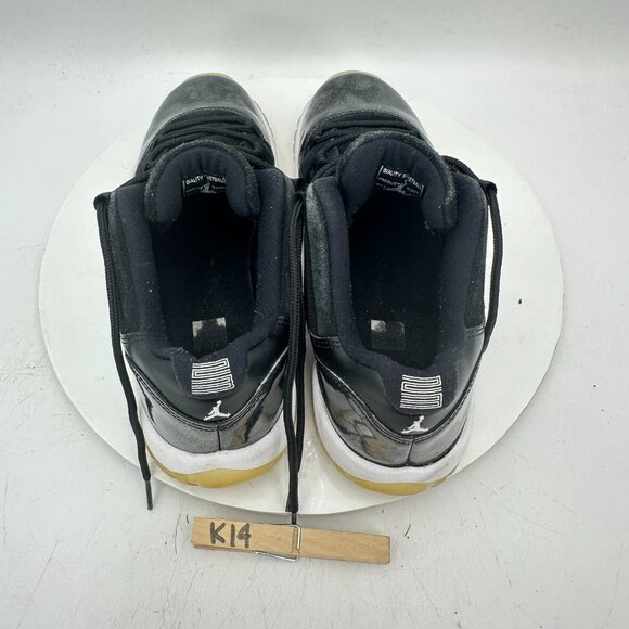 Nike Air Jordan 11 Retro Low Youth Size 7Y Women 8.5 528896-010 Baron Black Shoe - Picture 9 of 11